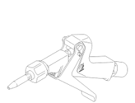 پیستوله تزریق چسب ، پی وی سی ، سیلر گراکو مدل  FLO- GUN